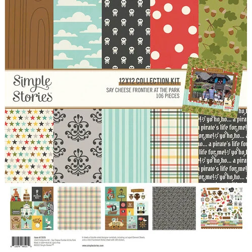 Simple Stories - Say Cheese Frontier At the Park Collection - 12 x 12 Collection Kit 1 Simple Stories - Say Cheese Frontier At the Park Collection - 12 x 12 Collection Kit