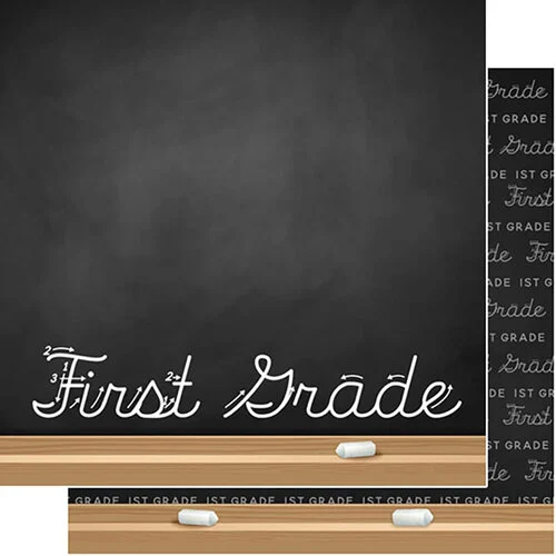 Scrapbook Customs - 12 x 12 Complete Kit - All About Me School Years Kit - 1