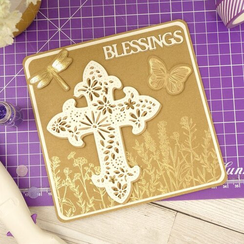 Hunkydory - Moonstone Dies - Pretty Petals Cross