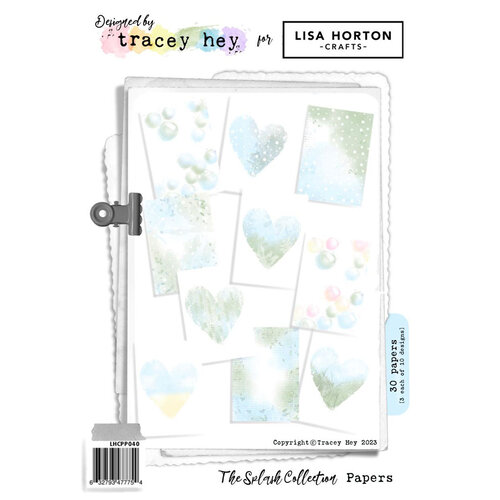 Lisa Horton Crafts - The Splash Collection - A5 Paper Pack - 30 Sheets 1 Lisa Horton Crafts - The Splash Collection - A5 Paper Pack - 30 Sheets