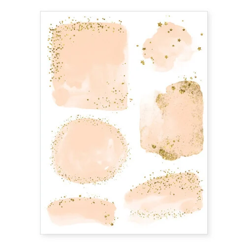 Scrapbook.com - All That Glitters - Rub-On Transfers - 6x8 - 2 Sheets 4 Scrapbook.com - All That Glitters - Rub-On Transfers - 6x8 - 2 Sheets