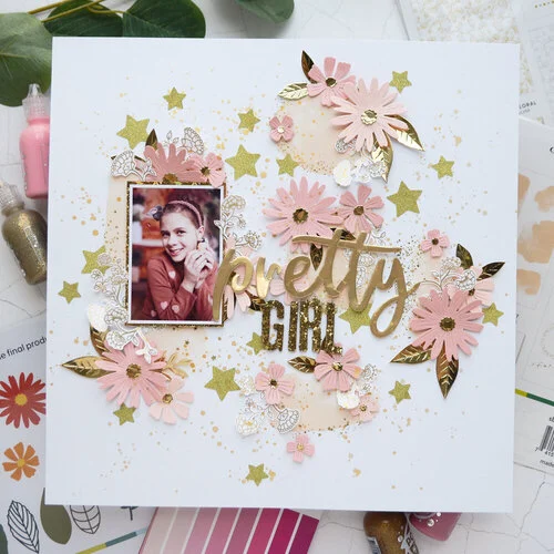 Scrapbook.com - All That Glitters - Rub-On Transfers - 6x8 - 2 Sheets 8 Scrapbook.com - All That Glitters - Rub-On Transfers - 6x8 - 2 Sheets