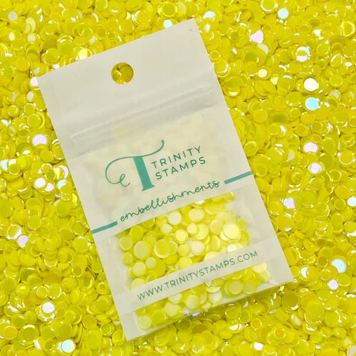 Trinity Stamps - Embellishments - Opaque Shine Confetti - Daffodil 1 Trinity Stamps - Embellishments - Opaque Shine Confetti - Daffodil