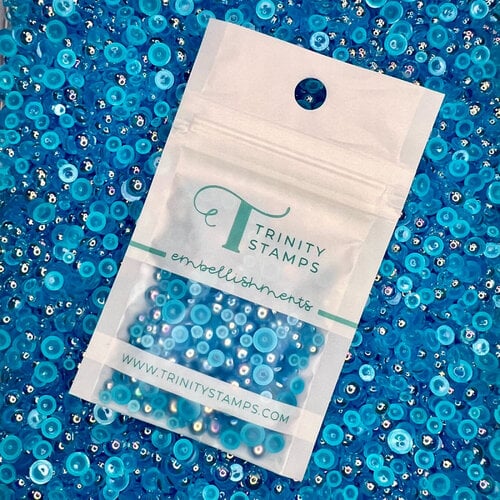 Trinity Stamps - Embellishment Mix - Iridescent Baubles - Razzleberry Bubbles 1 Trinity Stamps - Embellishment Mix - Iridescent Baubles - Razzleberry Bubbles