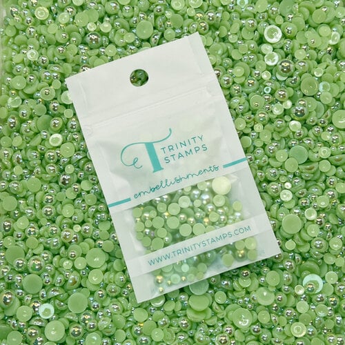 Trinity Stamps - Embellishment Mix - Baubles - Shiny Sage