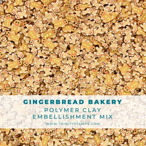 Trinity Stamps - Embellishment Mix - Clay - Gingerbread Bakery