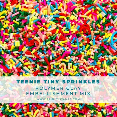 Trinity Stamps - Embellishment Mix - Clay - Teenie Tiny Sprinkles 2 Trinity Stamps - Embellishment Mix - Clay - Teenie Tiny Sprinkles