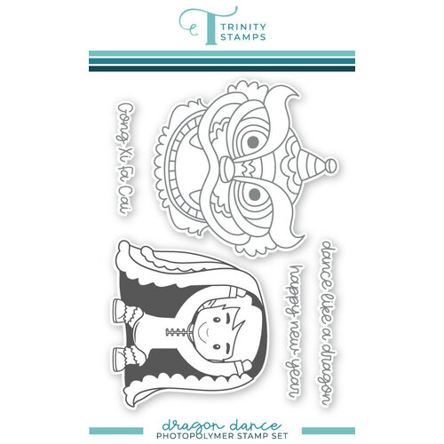 Trinity Stamps - Clear Photopolymer Stamps - Dragon Dance