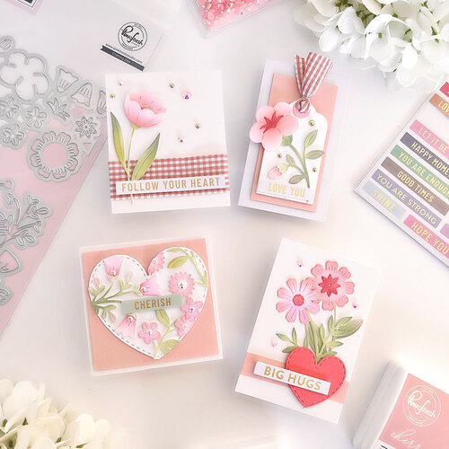 Pinkfresh Studio - Layering Stencils - Sweet Blossoms