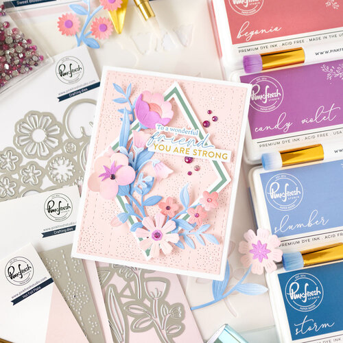 Pinkfresh Studio - Layering Stencils - Sweet Blossoms