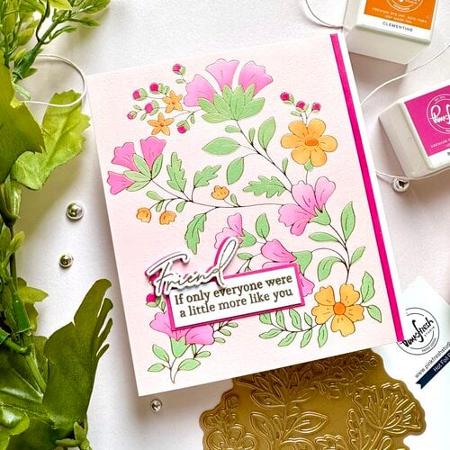 Pinkfresh Studio - Layering Stencils - Beautiful Day