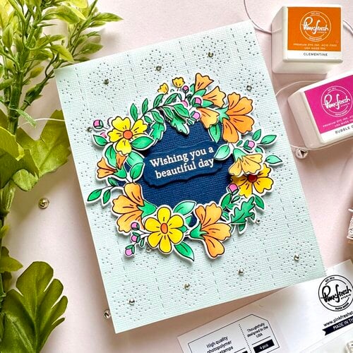 Pinkfresh Studio - Layering Stencils - Beautiful Day