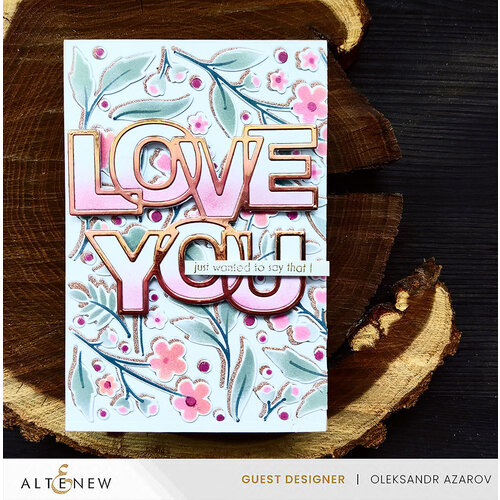 Altenew - Dies - Outlined Love You 4 Altenew - Dies - Outlined Love You