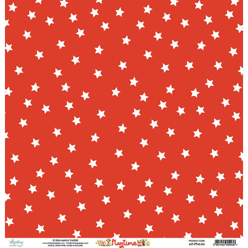 Mintay Papers - Playtime Collection - 12 x 12 Double Sided Paper - Sheet 04