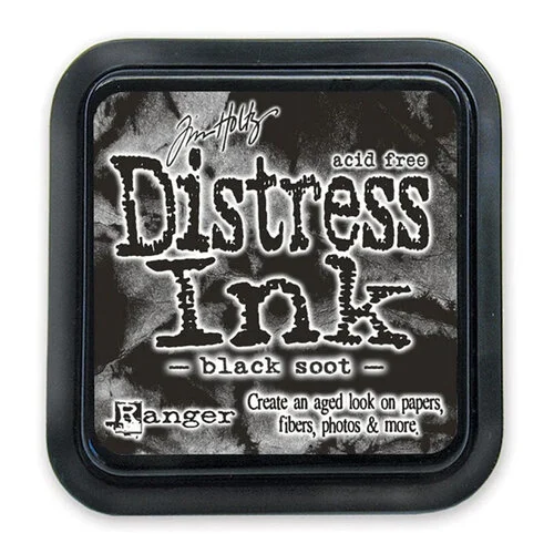 Ranger Ink - Tim Holtz - Distress Ink Pad - Black Soot 1 Ranger Ink - Tim Holtz - Distress Ink Pad - Black Soot
