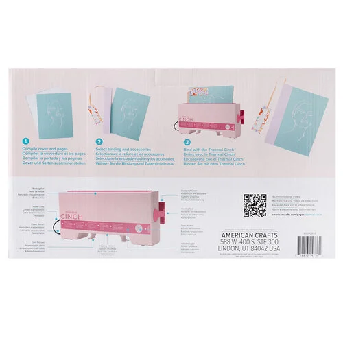 We R Makers - Thermal Cinch Collection - Binding Machine - Pink 3 We R Makers - Thermal Cinch Collection - Binding Machine - Pink