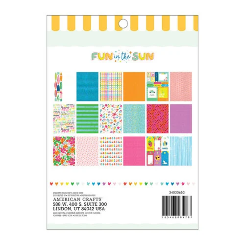 Pebbles - Fun In The Sun Collection - 6 x 8 Paper Pad
