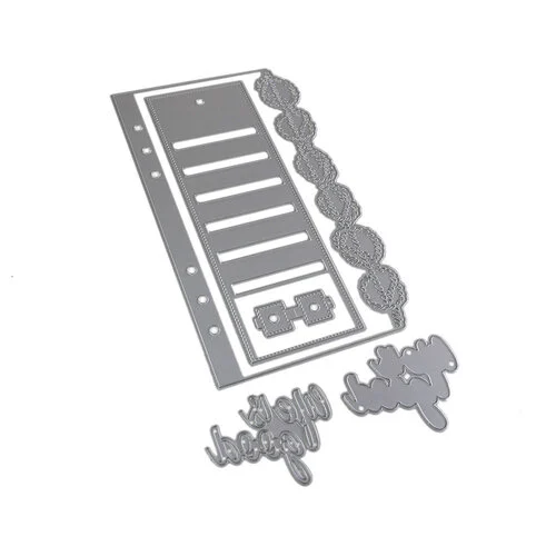 Elizabeth Craft Designs - Planner Essentials Collection - Dies - Essential Set 49 - Rope Border 1 Elizabeth Craft Designs - Planner Essentials Collection - Dies - Essential Set 49 - Rope Border