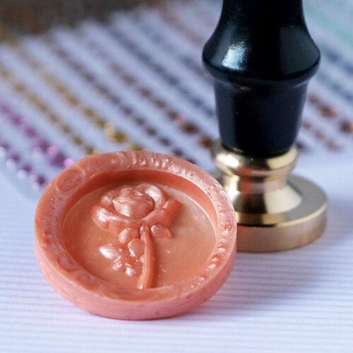 Honey Bee Stamps - Bee Creative - Wax Stamper - Rose Stem 3 Honey Bee Stamps - Bee Creative - Wax Stamper - Rose Stem