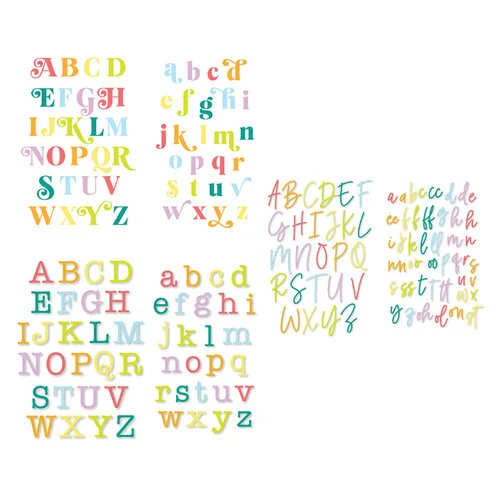 Scrapbook.com - Decorative Die Set - Alphabet Sets - Mega Bundle 2
