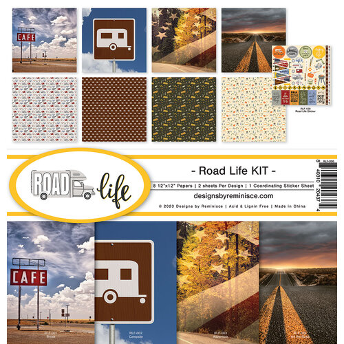 Reminisce - Road Life Collection - 12 x 12 Collection Kit 1 Reminisce - Road Life Collection - 12 x 12 Collection Kit