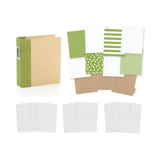 Simple Stories - SNAP Studio Collection - Binder - Green