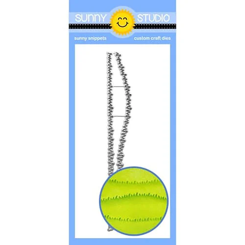 Sunny Studio Stamps - Sunny Snippets - Craft Dies - Mini Grass Border