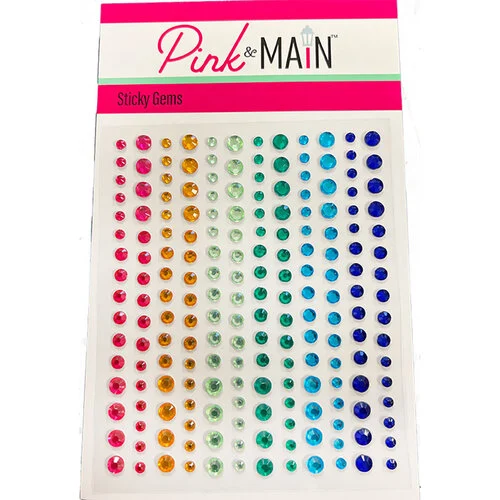 Pink and Main - Embellishments - Sticky Gems - Happy Hello