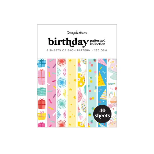 Scrapbook.com - Birthday Celebration - Dies, Paper, Stamp
