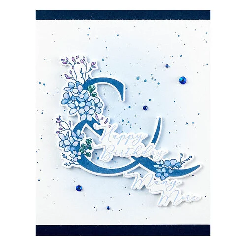 Spellbinders - Every Occasion Floral Alphabet Collection - Press Plate - Ampersand 4 Spellbinders - Every Occasion Floral Alphabet Collection - Press Plate - Ampersand