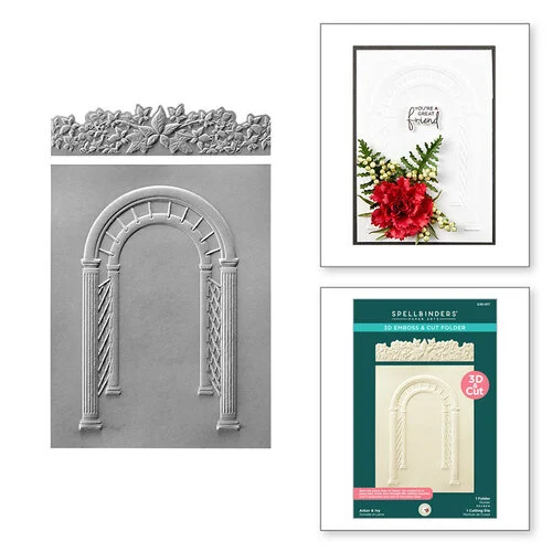 Spellbinders - 3D Cut and Emboss Folder - Arbor and Ivy