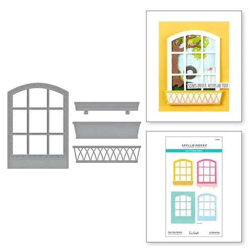 Spellbinders - Windows with a View Collection - Etched Dies - Vista View Window 2 Spellbinders - Windows with a View Collection - Etched Dies - Vista View Window