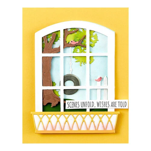 Spellbinders - Windows with a View Collection - Etched Dies - Vista View Window 4 Spellbinders - Windows with a View Collection - Etched Dies - Vista View Window
