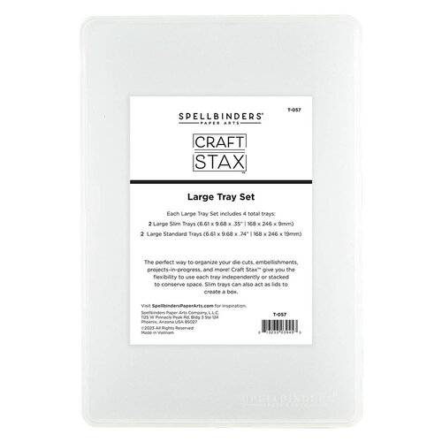 Spellbinders - Craft Stax - Large Tray Set 1 Spellbinders - Craft Stax - Large Tray Set