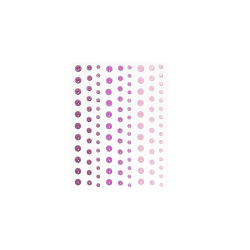 Hero Arts - Hero Hues - Self Adhesive Enamel Dots - Translucent Pinks