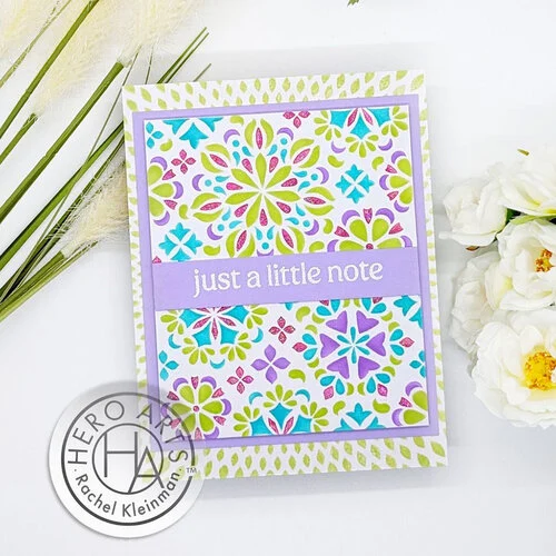 Hero Arts - Stencils - Mandala Flower Pattern 3 Hero Arts - Stencils - Mandala Flower Pattern