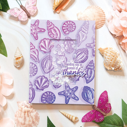 Hero Arts - Stencils - Seashells 3 Hero Arts - Stencils - Seashells