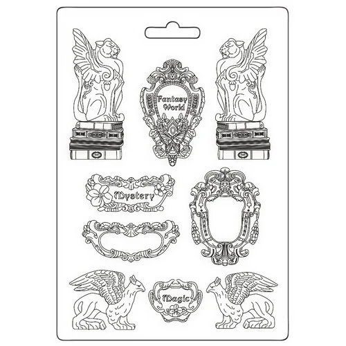 Stamperia - Sir Vagabond in Fantasy World Collection - Moulds - Elements 1 Stamperia - Sir Vagabond in Fantasy World Collection - Moulds - Elements