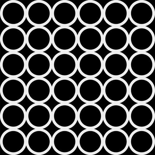 The Crafter's Workshop - 12 x 12 Stencils - Grid of Rings