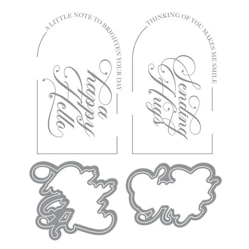 LDRS Creative - Impress-ion Press and Foil Plates - Arches Hello 1 LDRS Creative - Impress-ion Press and Foil Plates - Arches Hello