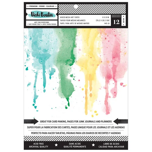 Vicki Boutin - Mixed Media Collection - 6 x 8 Paper Pad 2 Vicki Boutin - Mixed Media Collection - 6 x 8 Paper Pad