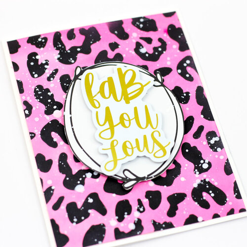 Scrapbook.com - Stencils - Cheetah - 6x8 5 Scrapbook.com - Stencils - Cheetah - 6x8