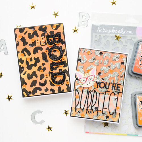 Scrapbook.com - Stencils - Cheetah - 6x8 7 Scrapbook.com - Stencils - Cheetah - 6x8