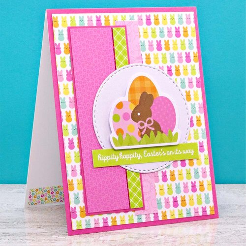 Doodlebug Design - Bunny Hop Collection - 12 x 12 Double Sided Paper - Springtime Stripe 5 Doodlebug Design - Bunny Hop Collection - 12 x 12 Double Sided Paper - Springtime Stripe