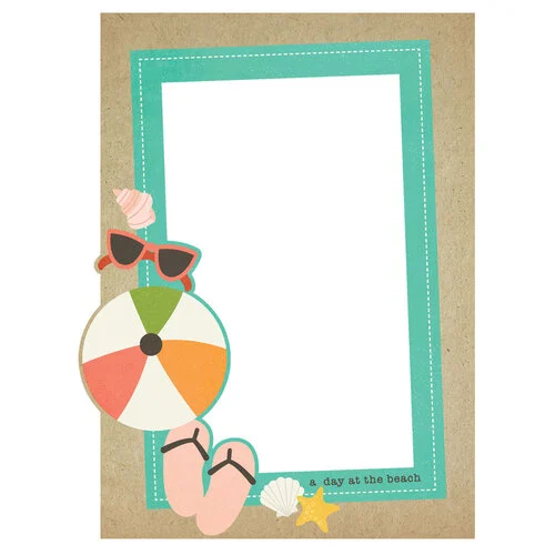 Simple Stories - Summer Snapshots Collection - Chipboard Frames