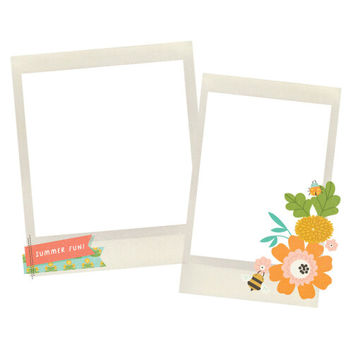 Simple Stories - Summer Snapshots Collection - Chipboard Frames