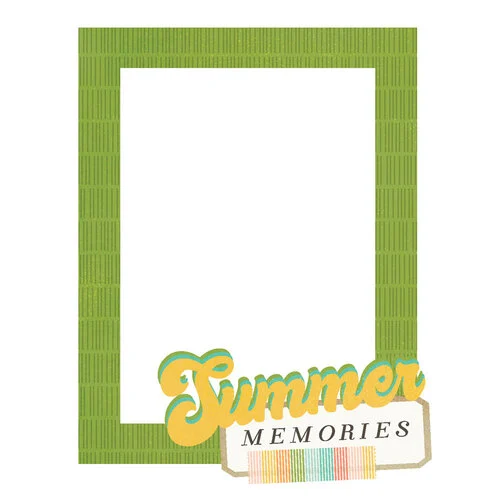 Simple Stories - Summer Snapshots Collection - Chipboard Frames