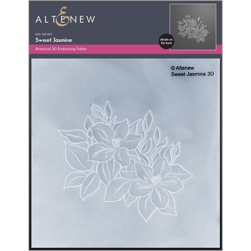 Altenew - Embossing Folder - 3D - Sweet Jasmine 1 Altenew - Embossing Folder - 3D - Sweet Jasmine