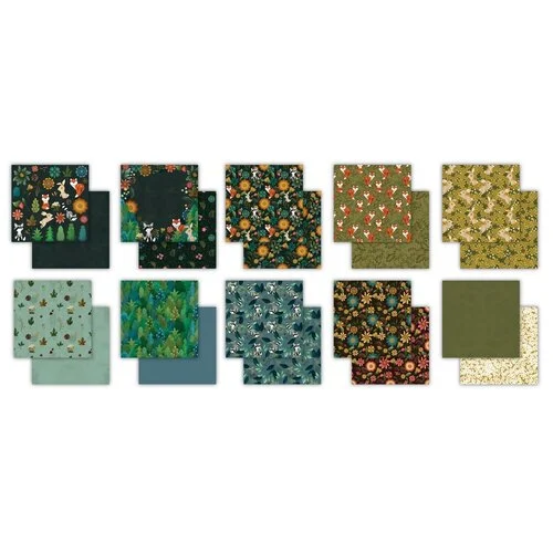 Craft Consortium - 6 x 6 Paper Pad - Through the Trees 2 Craft Consortium - 6 x 6 Paper Pad - Through the Trees