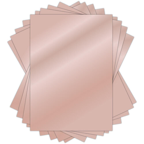 Craft Consortium - The Essential Mirror Card - A4 Mirror Card - Rose Gold 1 Craft Consortium - The Essential Mirror Card - A4 Mirror Card - Rose Gold